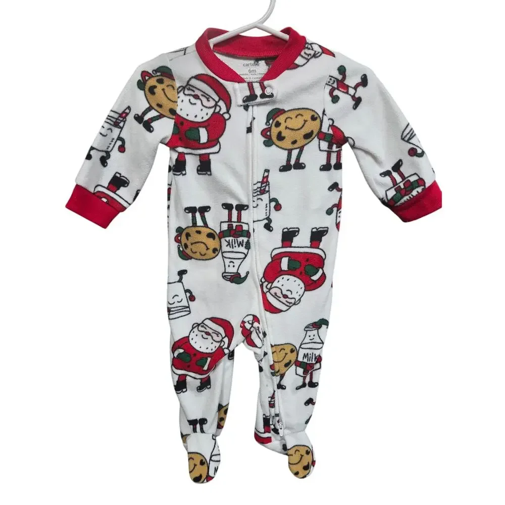 5/$20 Santa Milk and Cookies Christmas Sleeper - Carter's - 6mo